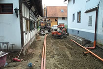 Kanalisationsarbeiten